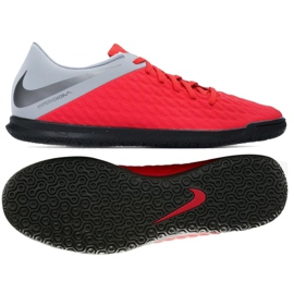 Indoor shoes Nike Hypervenom Phantomx 3 Club Ic M AJ3808-600 red red -