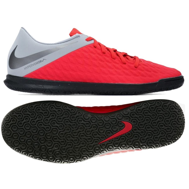 Indoor shoes Nike Hypervenom Phantomx 3 Club Ic M AJ3808-600 red red