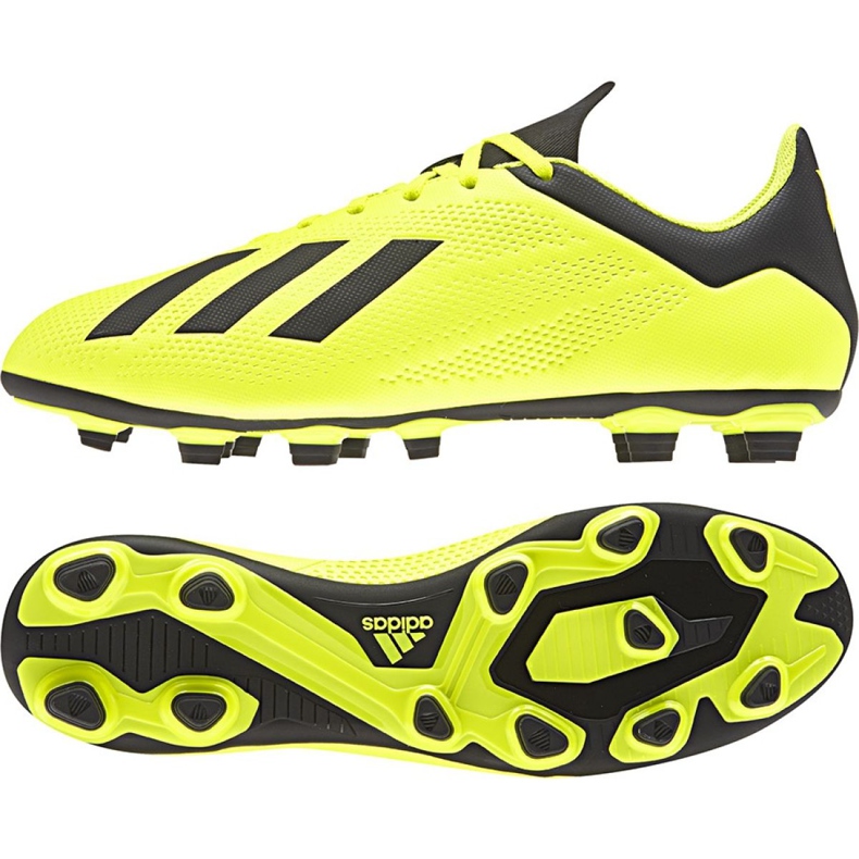 Adidas X 18.4 Fg M DB2188 football boots yellow yellow Adidas X 18.4 Fg M DB2188 football boots yellow yellow