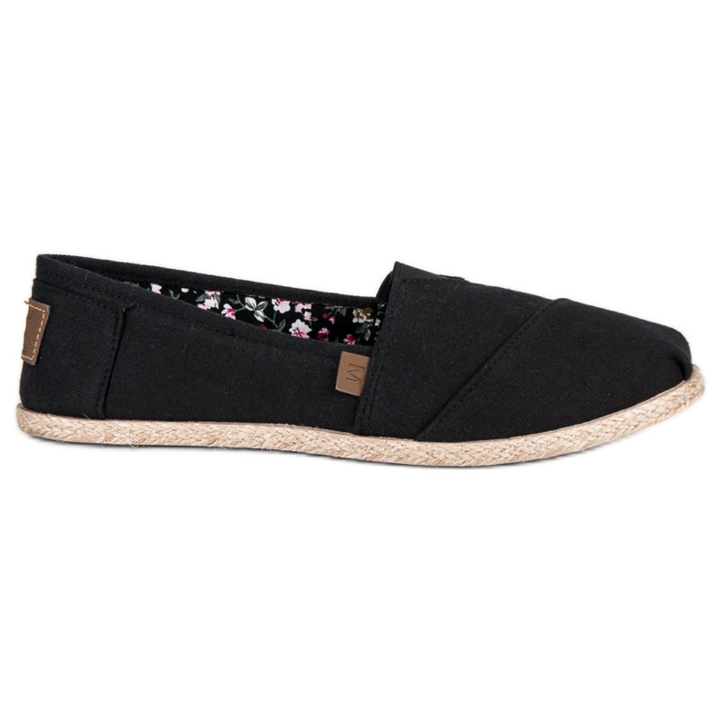 Mckeylor Black slip-on espadrilles