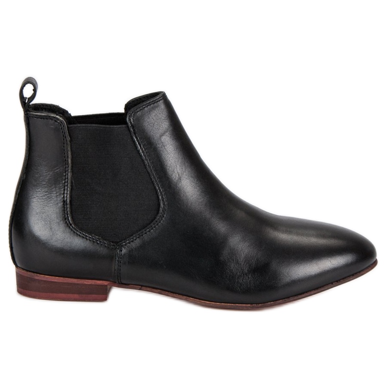 Women's Leather Chelsea Boots black Women's Leather Chelsea Boots black
