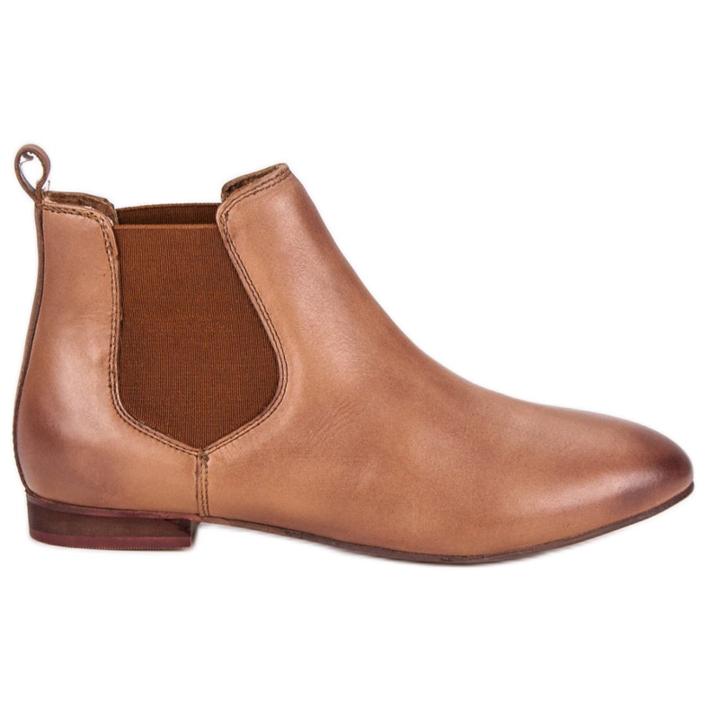 Women's Leather Chelsea Boots brown