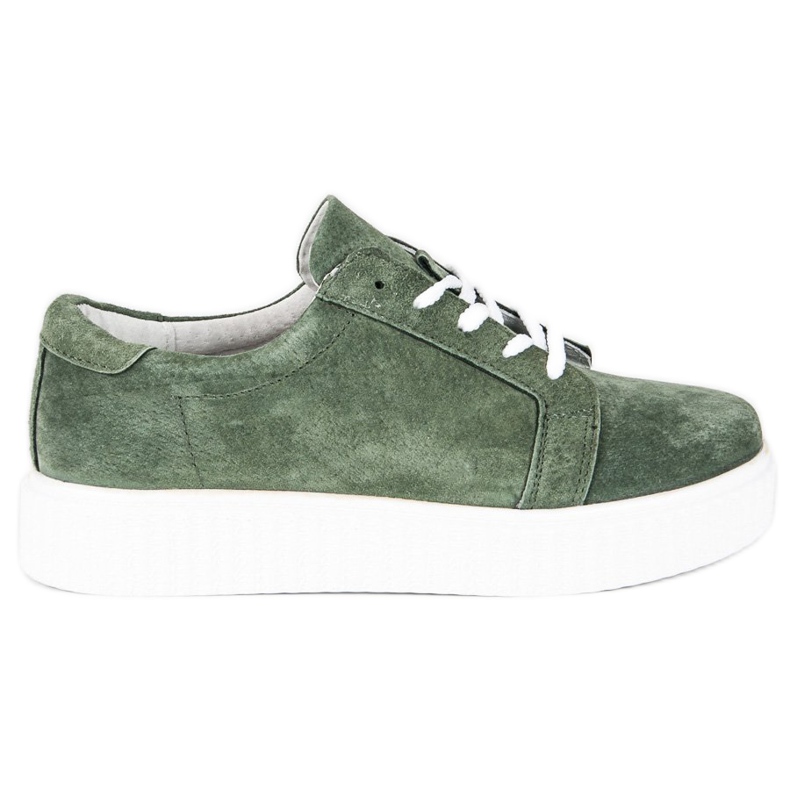 Filippo Leather Creepers Sneakers green Filippo Leather Creepers Sneakers green