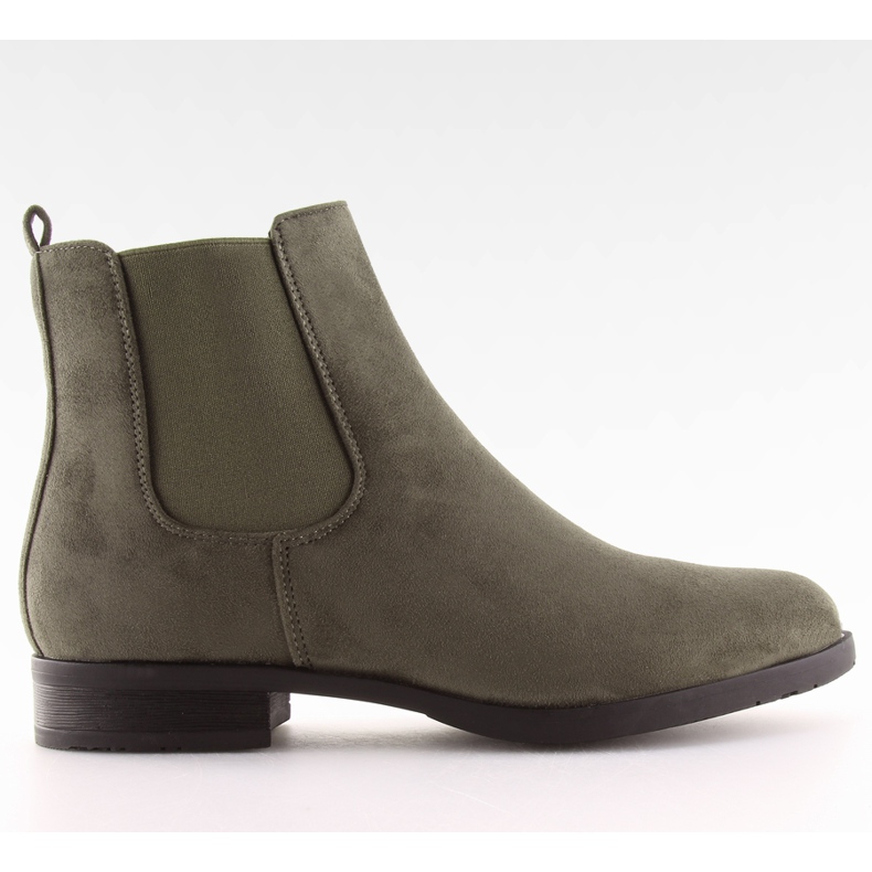 Jodhpur boots green suede NC721