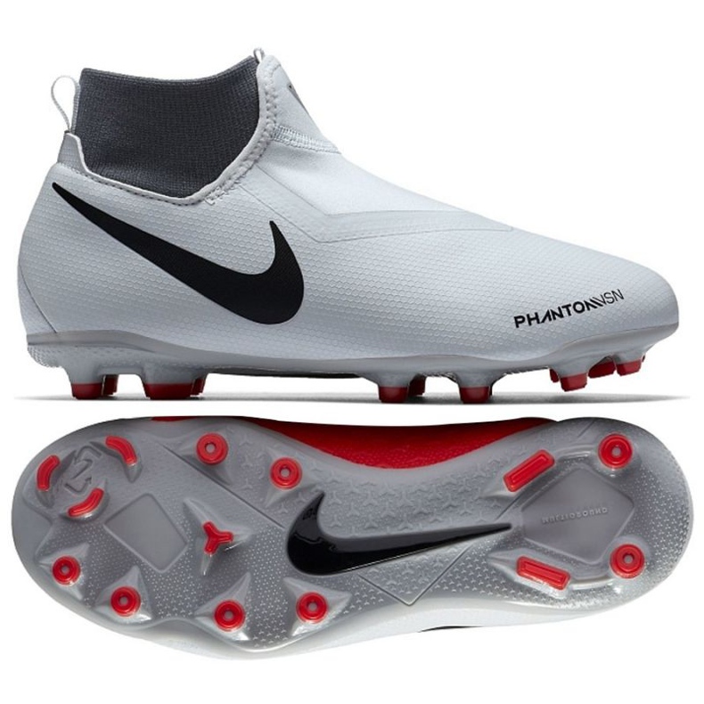 Nike Phantom VSN Academy DF FG Jr AO3287-060 football shoes white