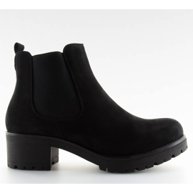 Jodhpur boots with black high heels B05
