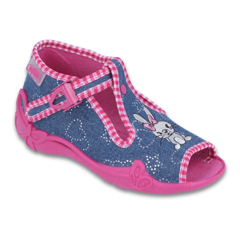 Befado children's shoes 213P106 blue pink Befado children's shoes 213P106 blue pink