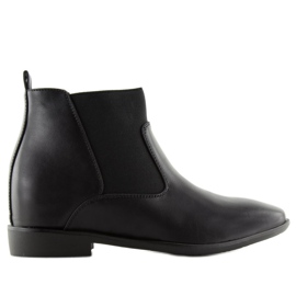 Black Chelsea boots A-188 Black