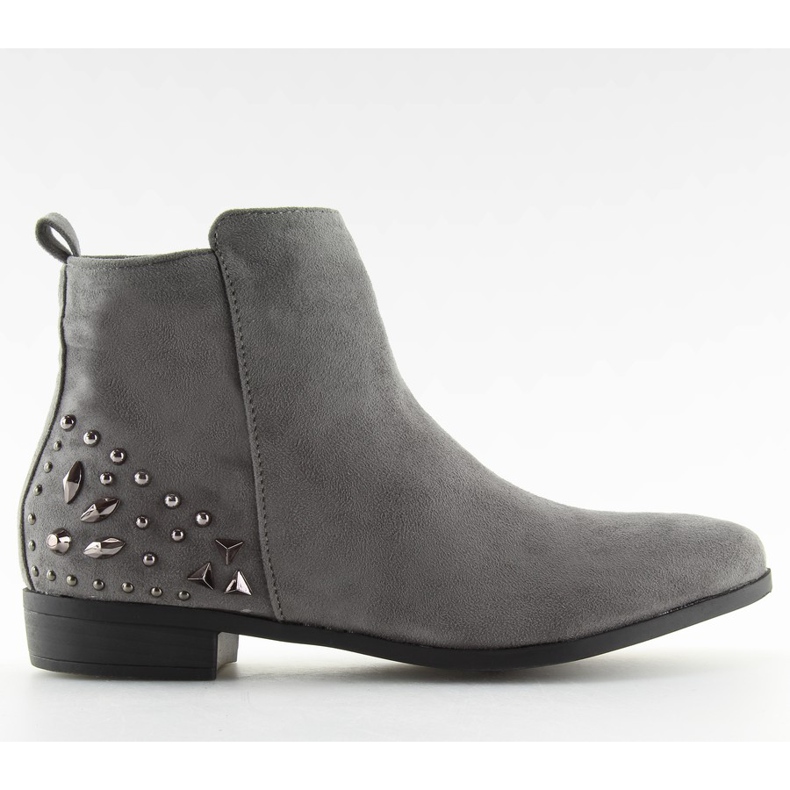 Gray Jodhpur boots MB188-112 gray grey