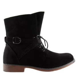 Black Women's boots W305 Black