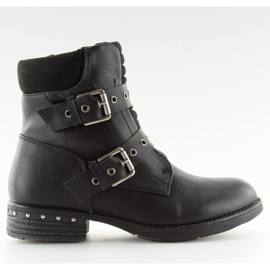 S165 Black women's black boots
