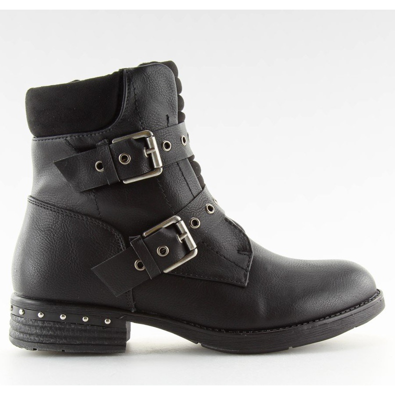 S165 Black women's black boots