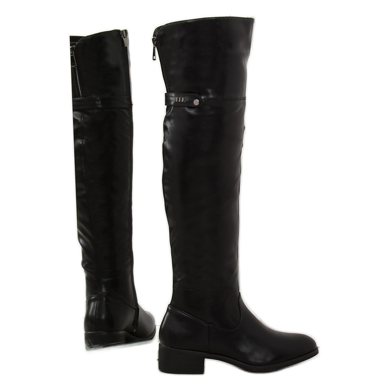Over-the-knee boots black A-22 Black Over-the-knee boots black A-22 Black