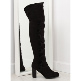 Black Musketeer boots FC-H115 Black Black Musketeer boots FC-H115 Black