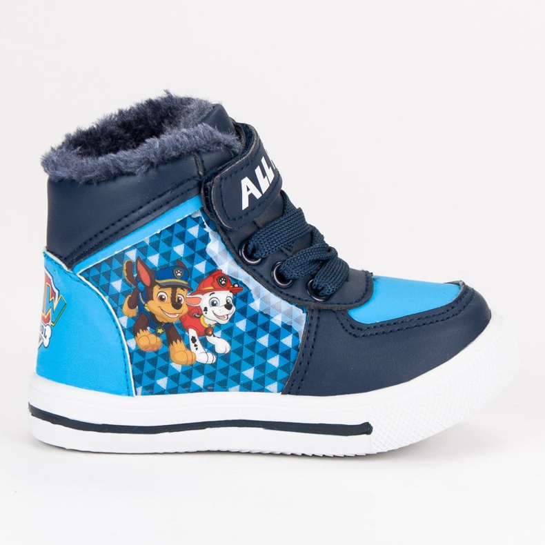 Insulated boots dog patrol blue