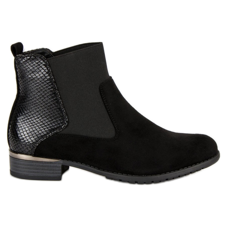 Lucky Shoes Comfortable Jodhpur boots black