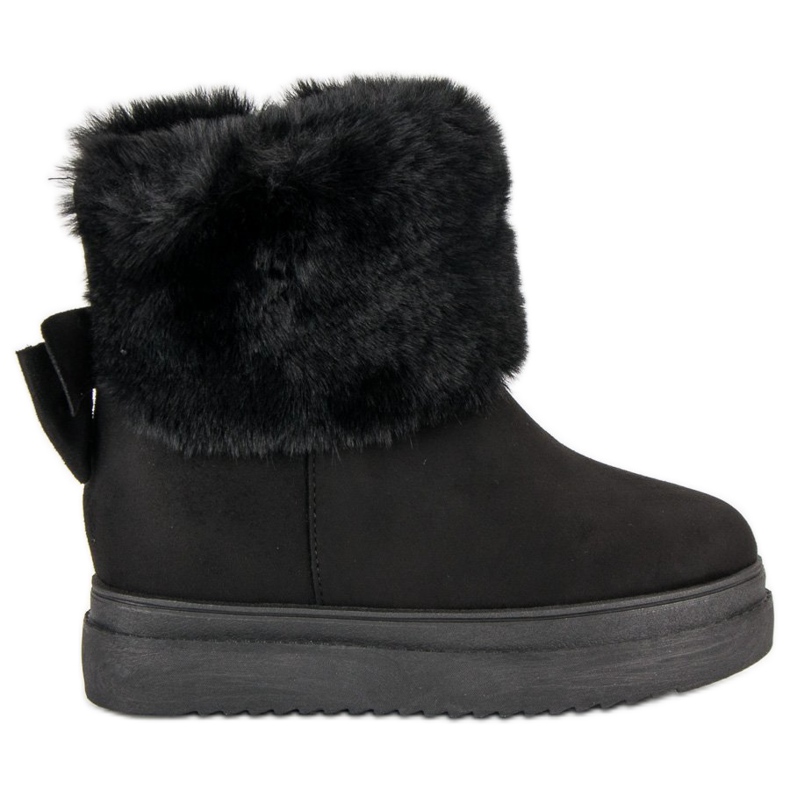Snow boots With VINCEZA fur black