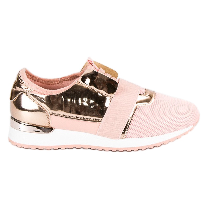 Slip-on sports shoes pink