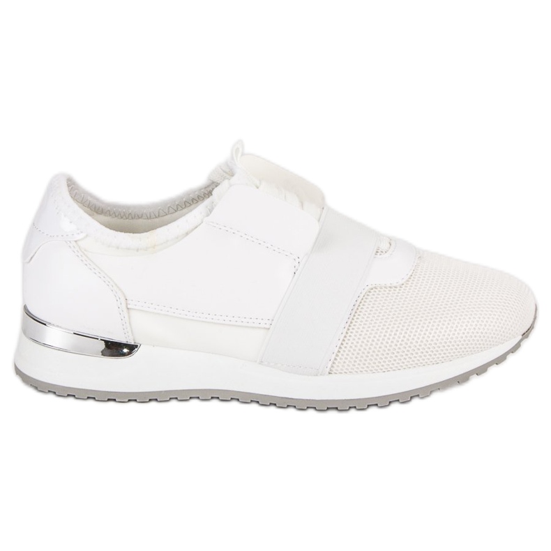 Slip-on sports shoes white