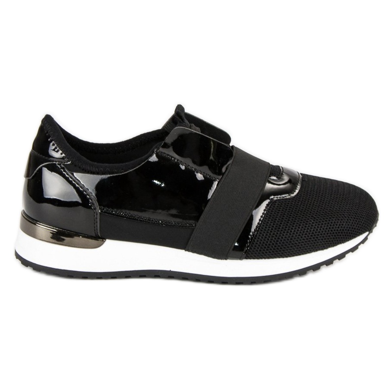 Slip-on sports shoes black