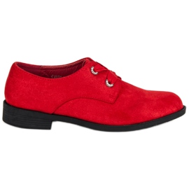 Bello Star Red lace-up shoes