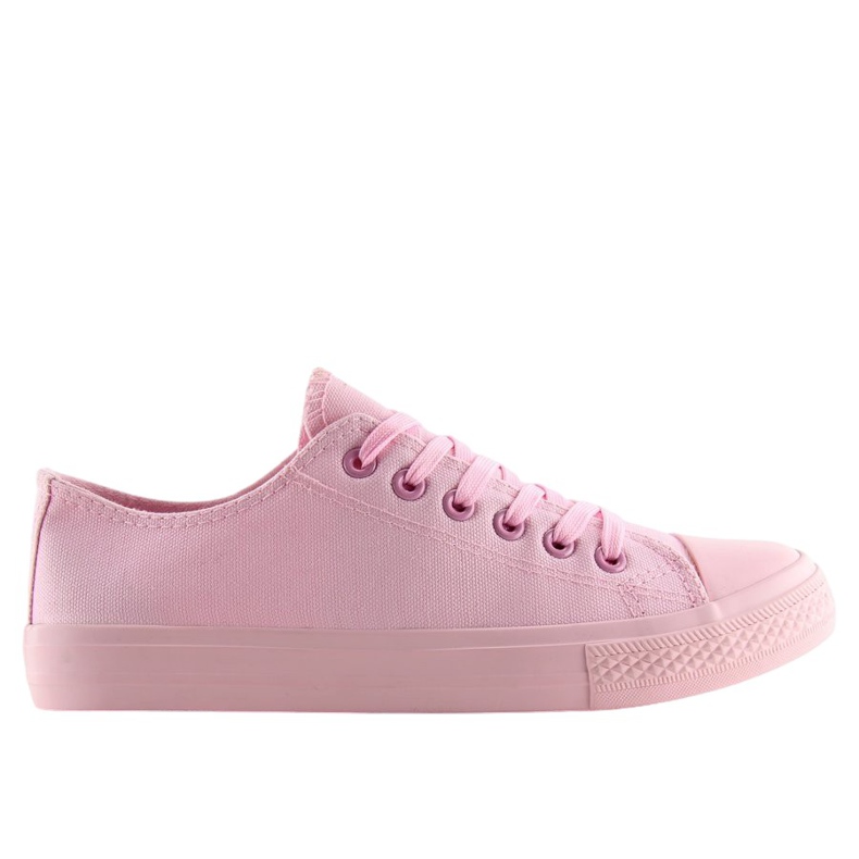 Women's pink monocolour sneakers NB176 Pink Women's pink monocolour sneakers NB176 Pink