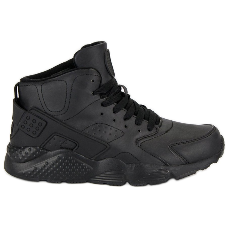 Black boots above the ankle