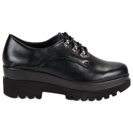 Tied women's shoes black
