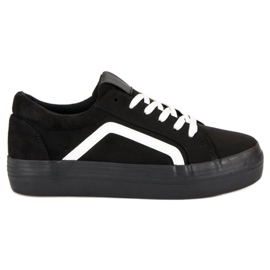 Sport Black Suede Sneakers