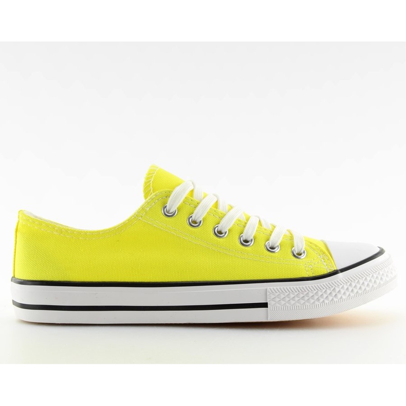 Classic women's yellow sneakers XL03 L.YELLOW Classic women's yellow sneakers XL03 L.YELLOW
