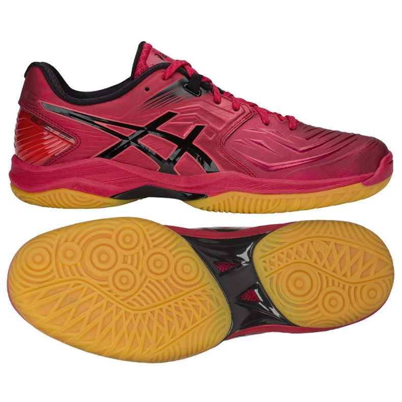 Handball shoes Asics Blast Ff M 1071A002-601 black red