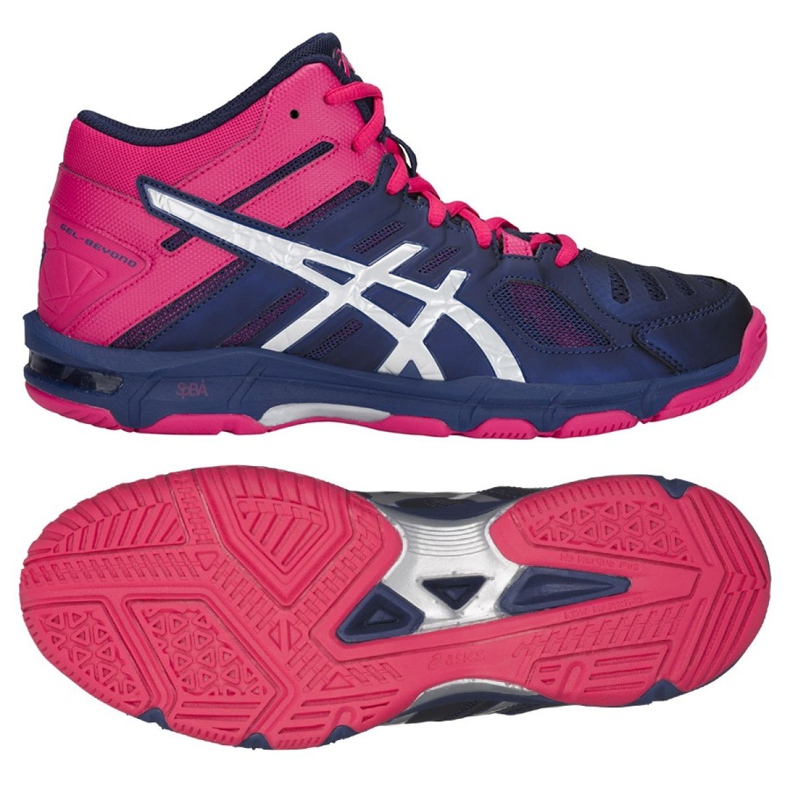 Asics Gel Beyond 5 Mt W B650N-400 volleyball shoes navy blue navy blue