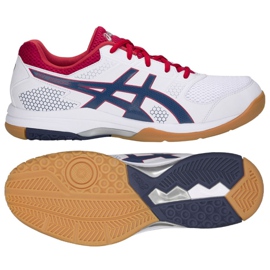 Asics Gel Rocket 8 M B706Y-100 volleyball shoes multicolored white Asics Gel Rocket 8 M B706Y-100 volleyball shoes multicolored white