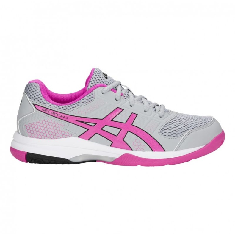 Asics Gel Rocket 8 W B756Y-020 volleyball shoes grey shades of grey