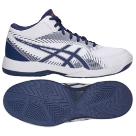 Asics Gel Task M B703Y-100 volleyball shoes white white