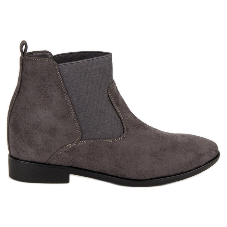 Lucky Shoes Fashionable Jodhpur boots grey