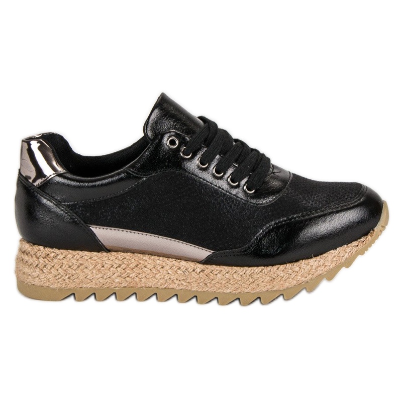 Bestelle Tied Sneakers black