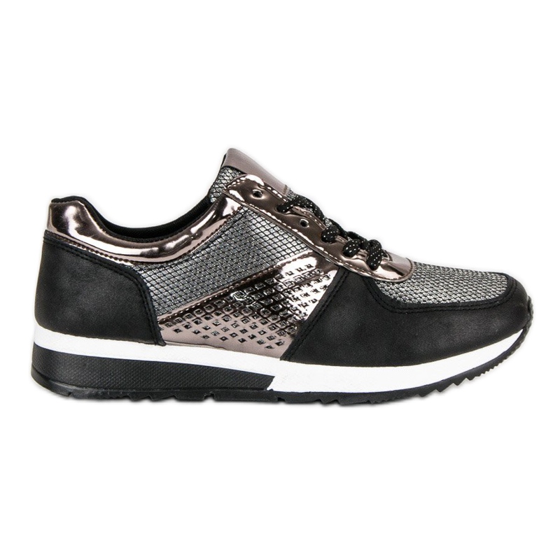 Stylish sports shoes black