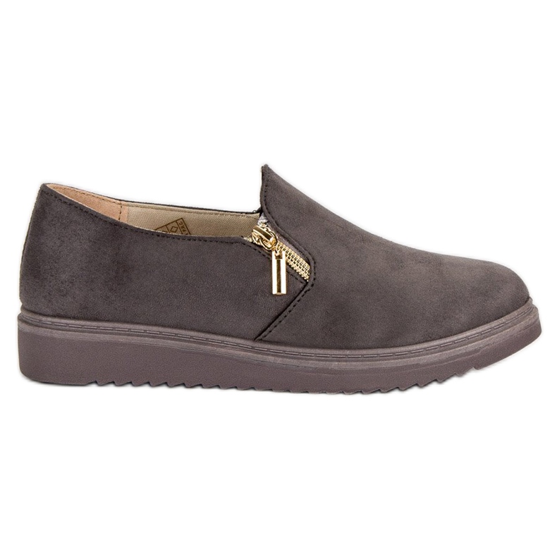 Suede sneakers grey