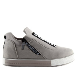 Gray Sneakers on the wedge gray NB168 Gray grey