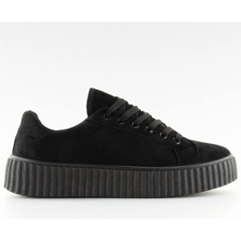 Black AX03 Black sneakers on a high sole