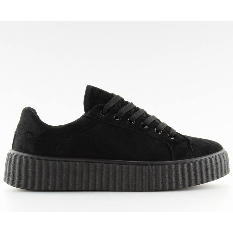 Black AX03 Black sneakers on a high sole