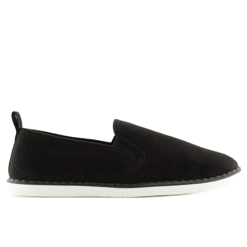 Black LA08P Black slip-on sneakers Black LA08P Black slip-on sneakers