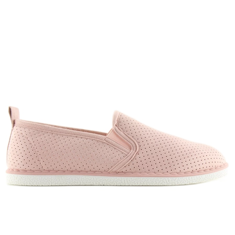 Sneakers slip-on pink LA08P Nude