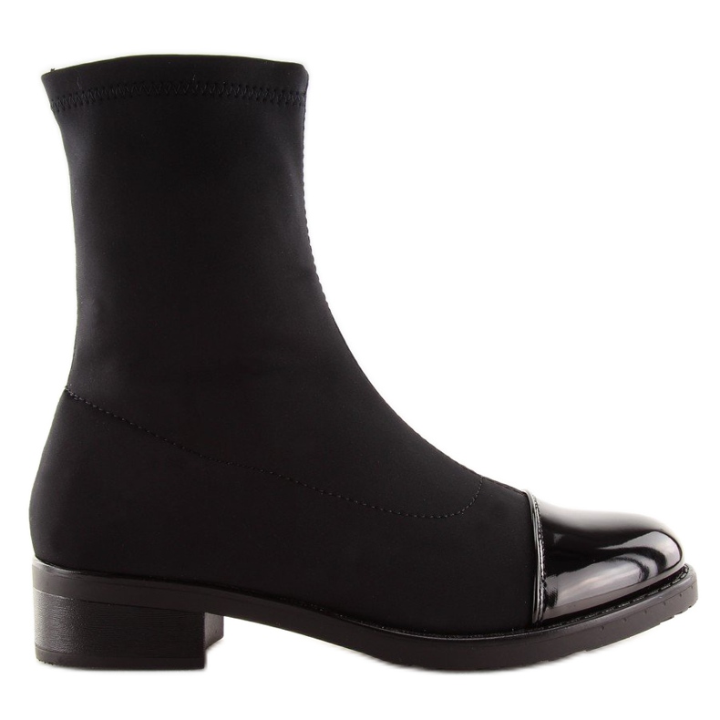Black elastic boots NC780 Black
