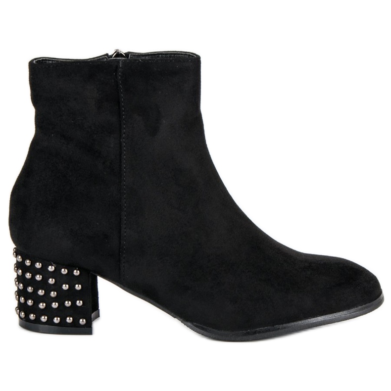 Filippo Elegant suede boots black