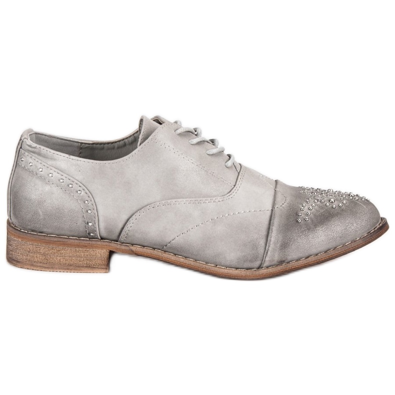 Super Me Fashionable lace-up shoes grey