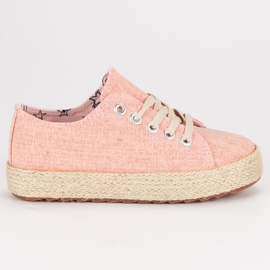 Kylie Children's sneakers Espadrilles pink