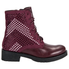 Rock boots workery red Rock boots workery red