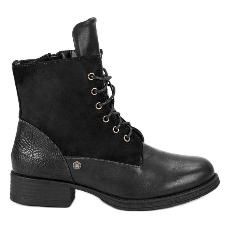 Black Bikery Boots